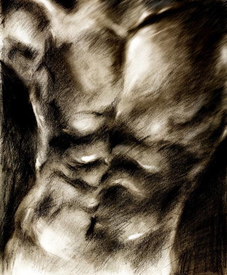 male nude, dancer, muscling, blak and white, nude drawing, energetic, inspiring, mono tone, cool drawing