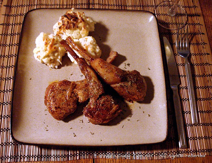 lamb, food, lamb chops