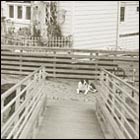 boat house community, boat house, artistic life, dog, sausalito, california,life on water