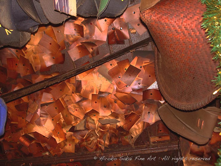 Heinold's First And Last Chance Saloon at Jack London square, ceiling, smoky ceiling, smoked business cards, time, time trip, history 