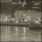 ferry cabin, people in boat cabin