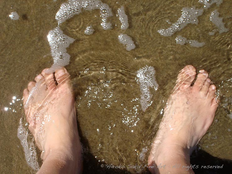 foot, ocean, beach, foot in water at beach, water, summer, sea