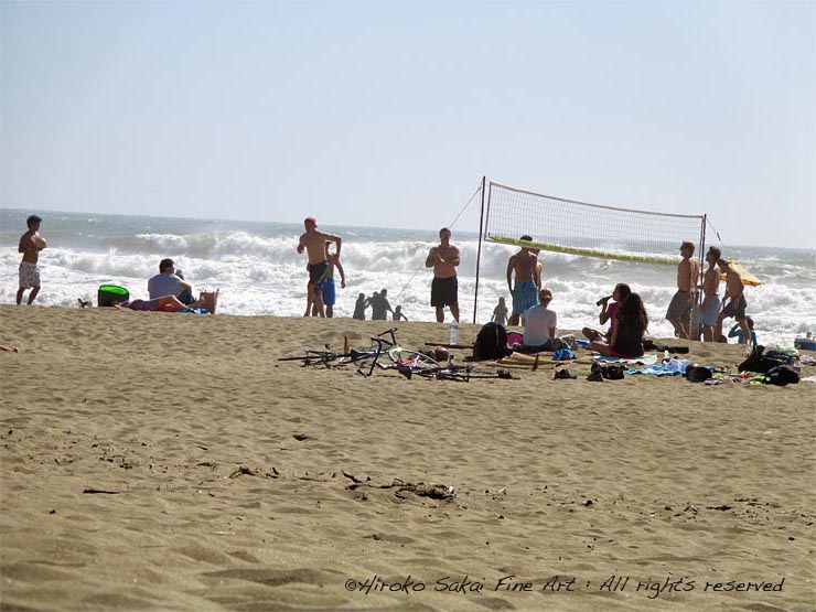 ocean, beach, summer sport, sport, ocean beach, san francisco, california, young, beach volleyball, water, summer, sea, friends, event